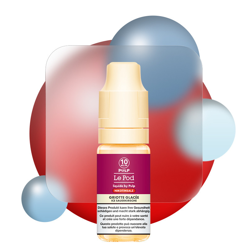 Griotte Glacée - Sels de nicotine - Le POD by Pulp | 10 ml