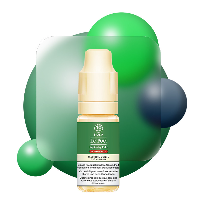 Menthe Verte - Sels de nicotine - Le POD by Pulp | 10 ml
