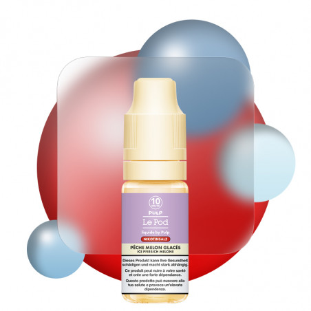 Pêche Melon Glacé - Sels de nicotine - Le POD by Pulp | 10 ml