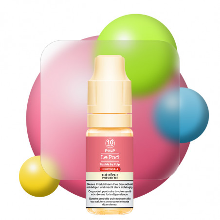 Thé Pêche (Schwarztee & Pfirsich) - Nikotinsalz - Le POD by Pulp | 10 ml