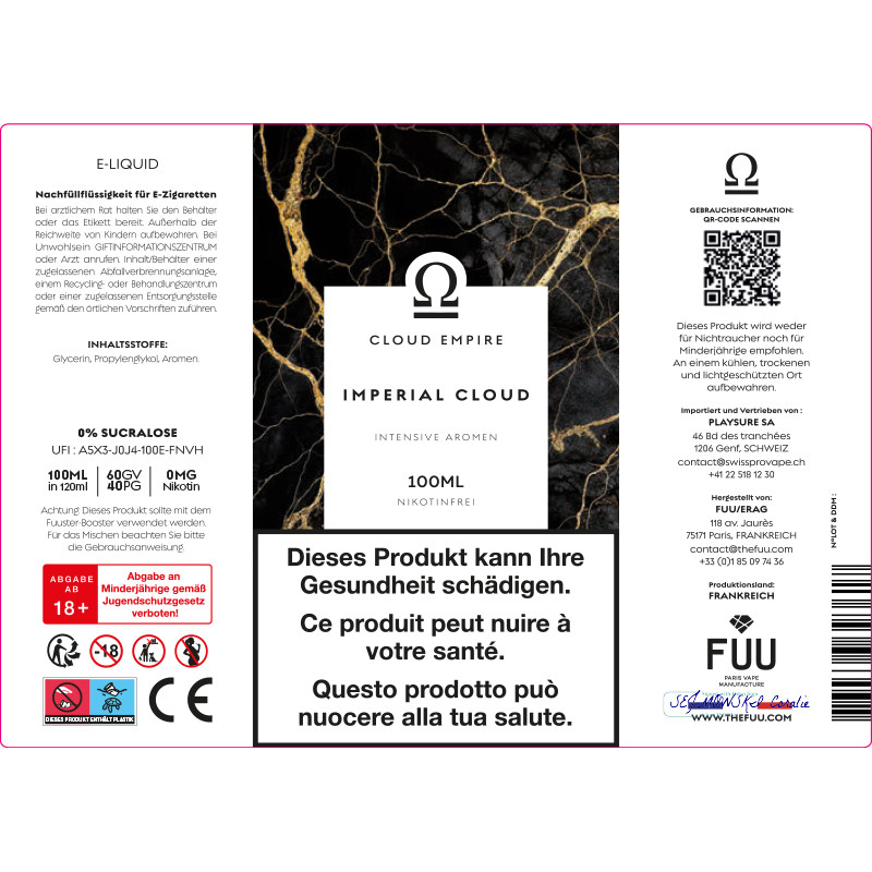 Imperial Cloud - Cloud Empire by Fuu | 100 ml in 120 ml