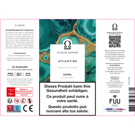 Atlantide - Cloud Empire by Fuu | 100 ml in 120 ml