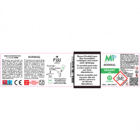 Granny - Nikotinsalze - Minimal by The Fuu | 10ml