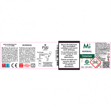 Yucatan - Nikotinsalze - Minimal by The Fuu | 10ml