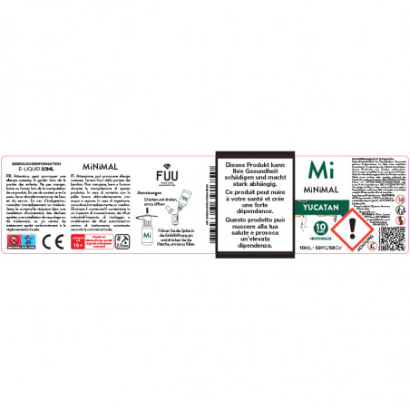 Yucatan - Nicotine Salts - Minimal by The Fuu | 10ml