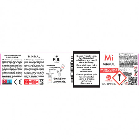 Pastèque Ice - Sels de Nicotine - Minimal By The FUU | 10ml