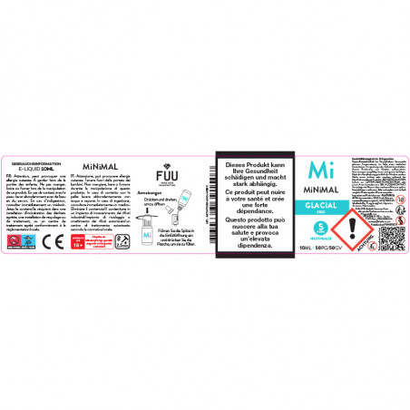 Glacial - Sels de Nicotine - Minimal By The FUU | 10ml