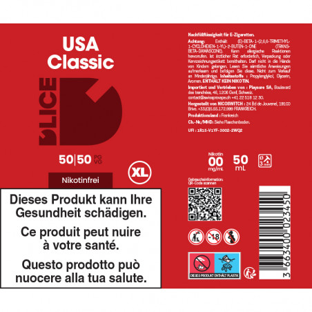 USA Classic - D'lice XL | 50ml in 75ml
