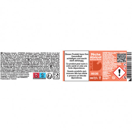 E-liquide Pêche Abricot - D'lice | 10ml