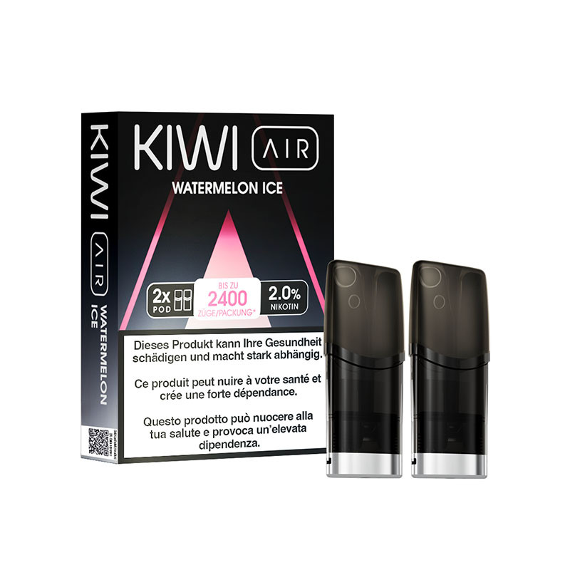 Cartouches Kiwi Air - Watermelon Ice - Kiwi Vapor | Pack x2