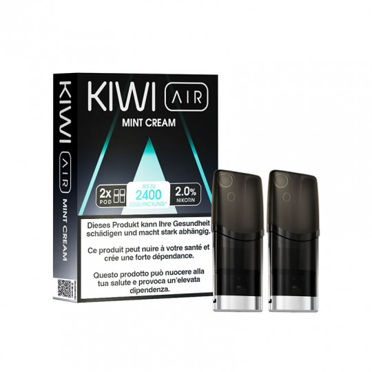 Kiwi Air Cartridges - Mint Cream - Kiwi Vapor | x2 Pack