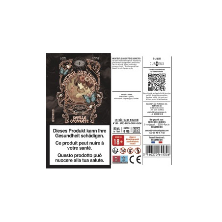 Vanilla Peanut (Capella Aromas) - Potion Curieuse by Curieux | 50 ml in 70 ml