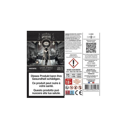 Lady Emily - Edition Speakeasy by Curieux | 50 ml in 70 ml