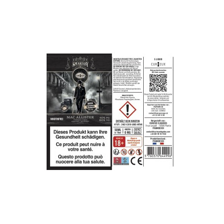 Mac Allister - Edition Speakeasy by Curieux | 50 ml in 70 ml