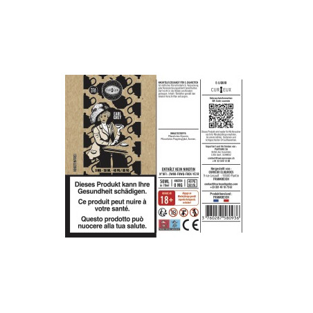 Earl Grey E-Liquid - Shortfill Format - Tea Edition by Curieux | 50ml