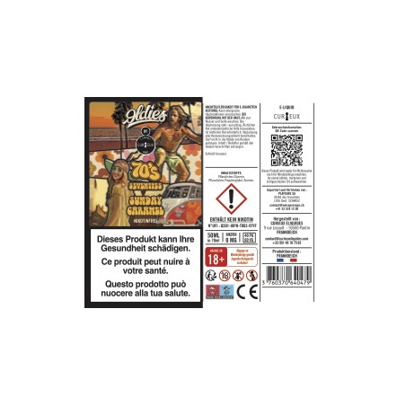 E-Liquid Seventies - 70'S - Édition Oldies by Curieux | 50ml "Shortfill 70ml"