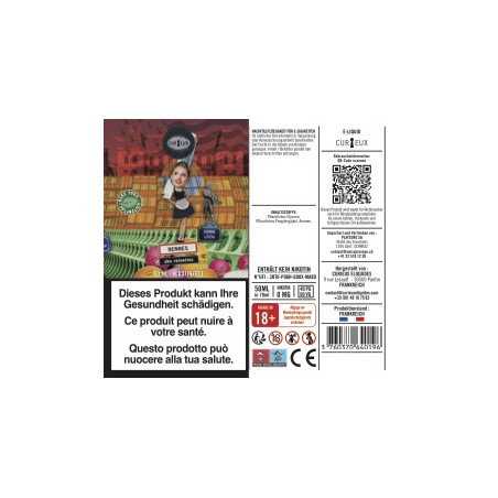 E-Liquid Rennes des Reinettes - Édition Hexagone by Curieux | 50ml "Shortfill 70ml"