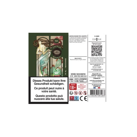 E-Liquid Kaktus Guave - Shortfill Format - Édition 1900 by Curieux | 50ml