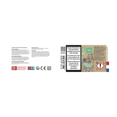 Menthe Verte - Sels de nicotine - Édition Natural by Curieux| 10ml