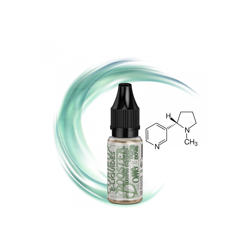 10er Pack Booster 100 % Végétal 20 mg - Nikotin Shot - Curieux | 10 ml - 50/50