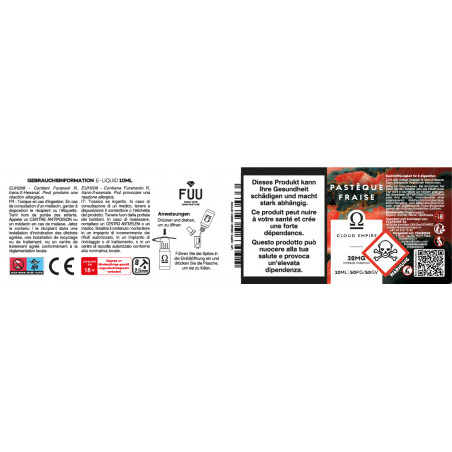 Pastèque Fraise - Cloud Empire by Fuu | 10 ml