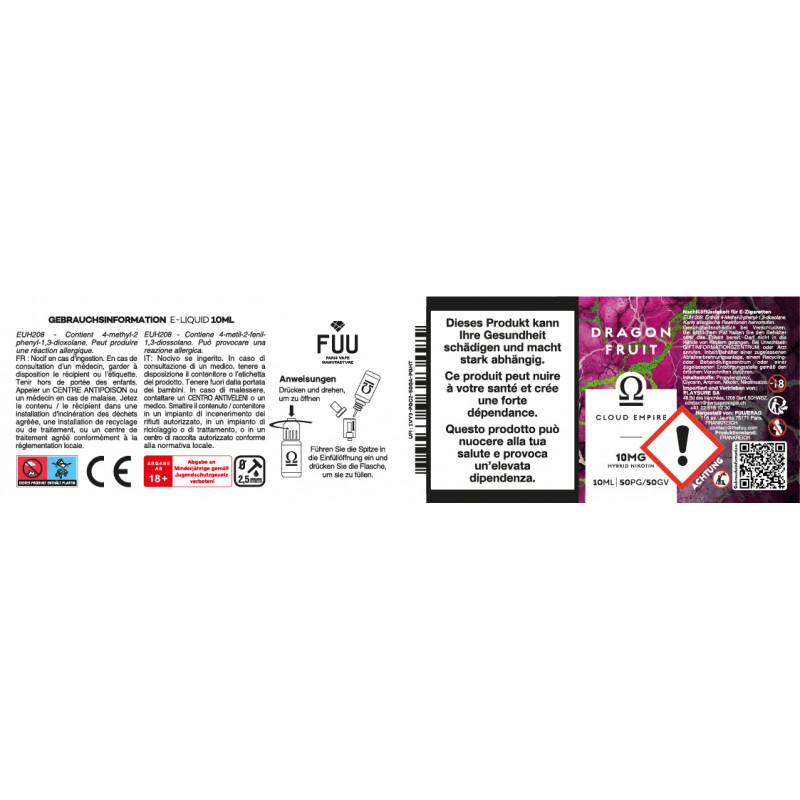 Dragon Fruit - Cloud Empire by Fuu | 10 ml