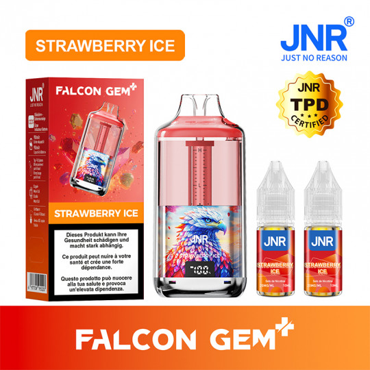 Bundle Falcon GEM+ 30K - Strawberry Ice - JNR | 5er Pack