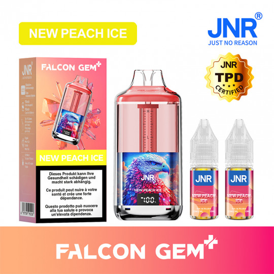 Bundle Falcon GEM+ 30K - New Peach Ice - JNR | 5er Pack