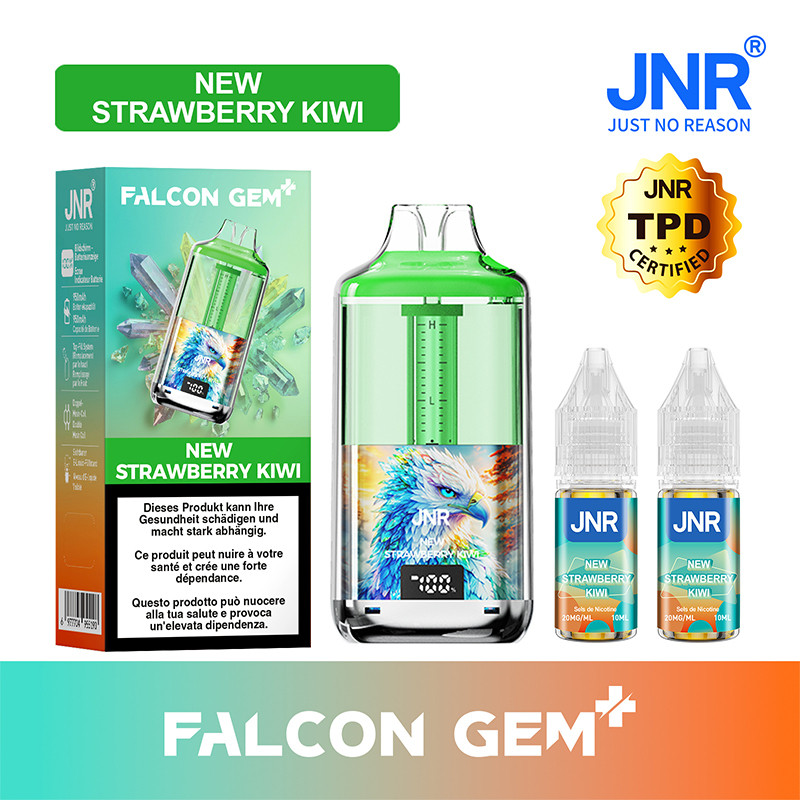 Kit Falcon GEM+ 30K - New Strawberry Kiwi - JNR | Pack x5