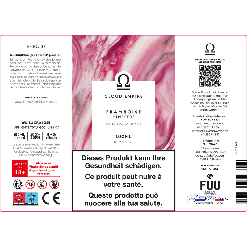 Pack d'implantation Cloud Empire 100 ml