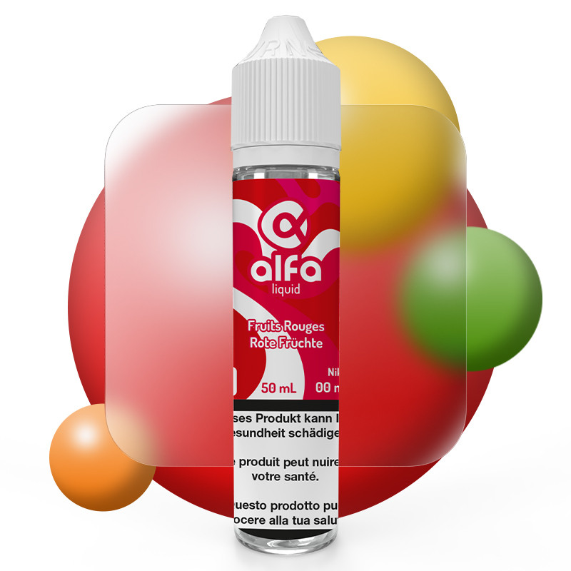 E-Liquid Red Berries - Red Fruits - Alfa | 50ml in 70ml