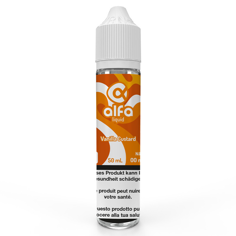 E-liquid Vanilla Custard - Gourmets - Alfa | 50ml in 70ml