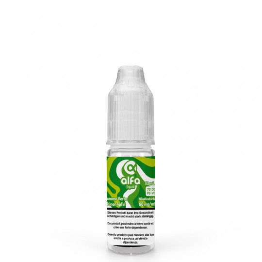Grüner Apfel - Alfaliquid | Fruchtig | 10 ml