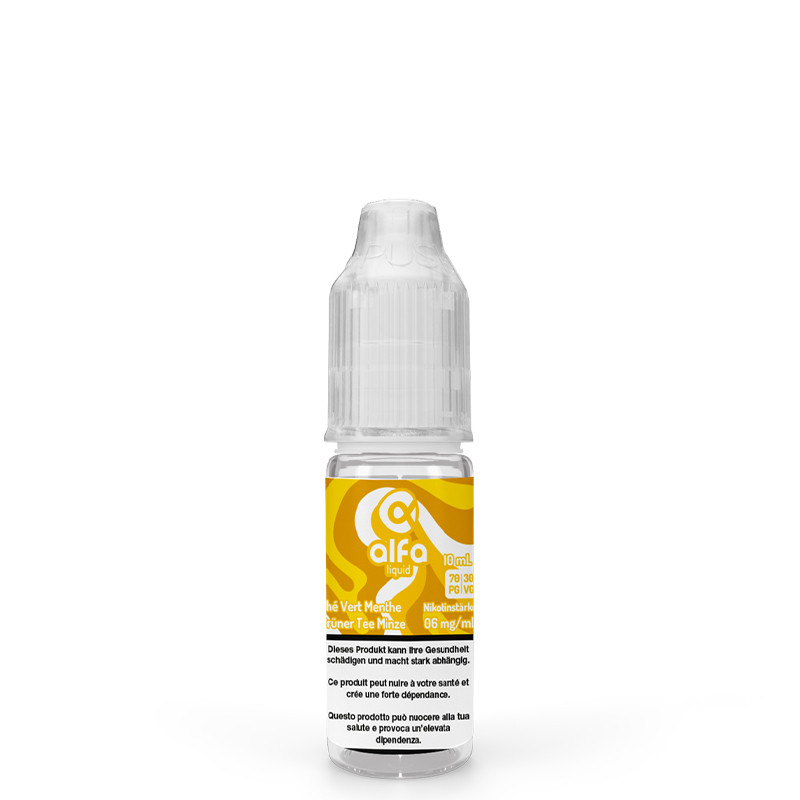 Grüner Tee Minze - Alfaliquid | Drinks | 10 ml