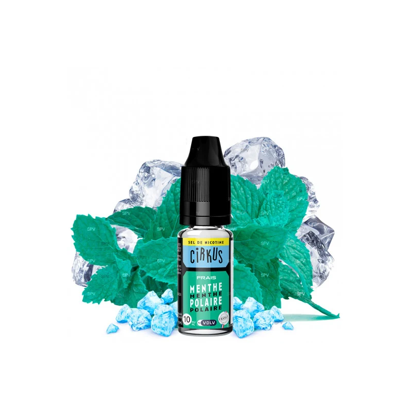 Menthe Polaire - Sels de nicotine - CirKus by VDLV | 10ml - 10 mg