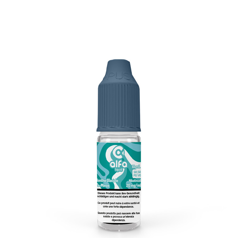 Menthe Glaciale – Sels de Nicotine – Alfaliquid | 10 ml