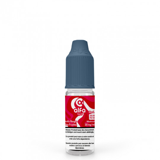Rote Früchte – Nikotinsalze – Alfaliquid | 10 ml