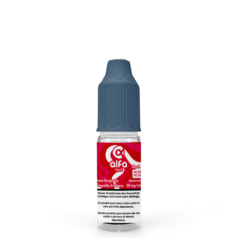 Gariguette Erdbeere – Nikotinsalze – Alfaliquid | 10 ml