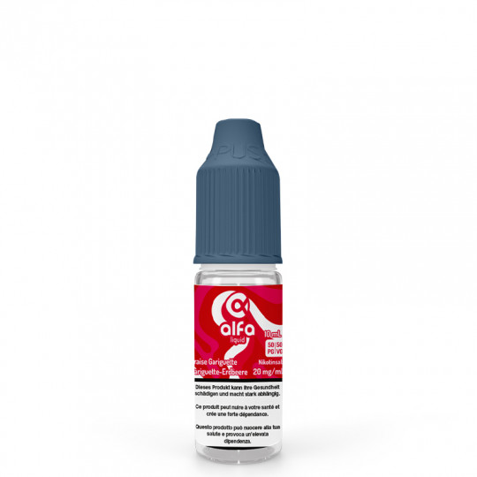 Fraise Gariguette – Sels de Nicotine – Alfaliquid | 10 ml