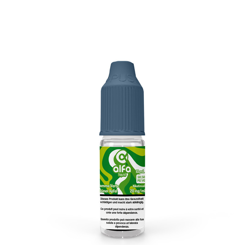 Pomme Verte – Sels de Nicotine – Alfaliquid | 10 ml